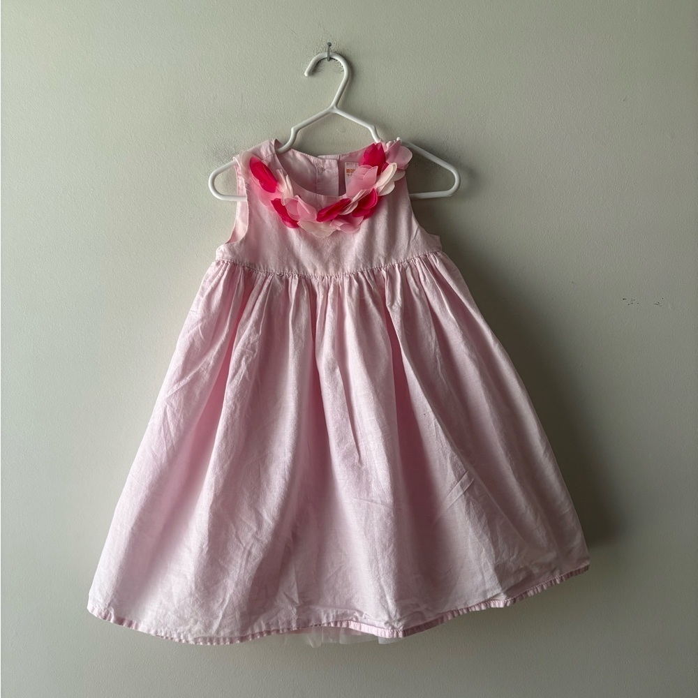Gymboree‎ spring summer baby girl dress color pink size 18M-24M